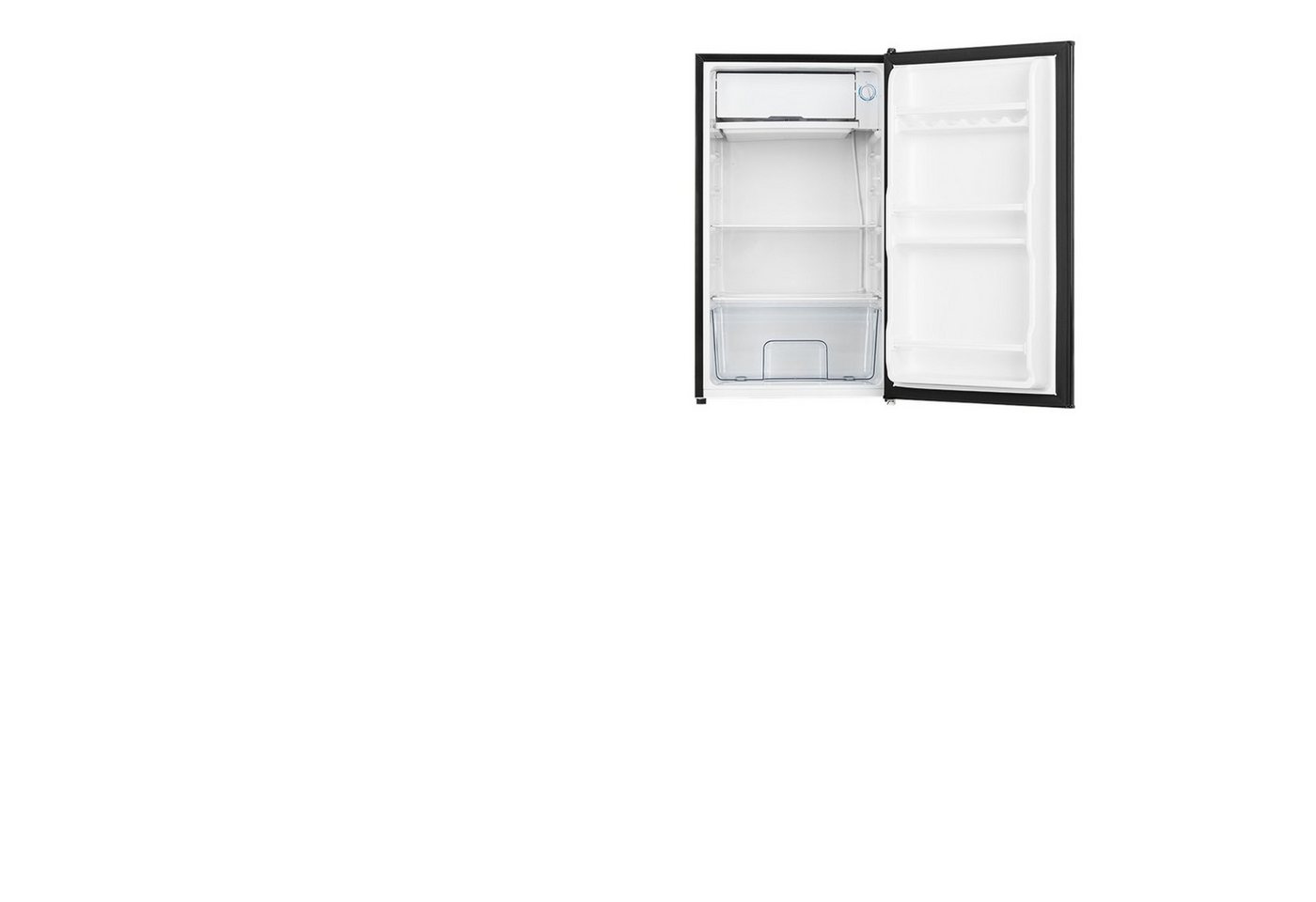 Klarstein Table Top Kühlschrank Spitzbergen Uni Kühlschrank 91L (81L Kühl + 10L Gefrier) Tafel-Look 10045918, 83.1 cm hoch, 47.4 cm breit, Kühl-Gefrierschrank M – Bild 2 von 4