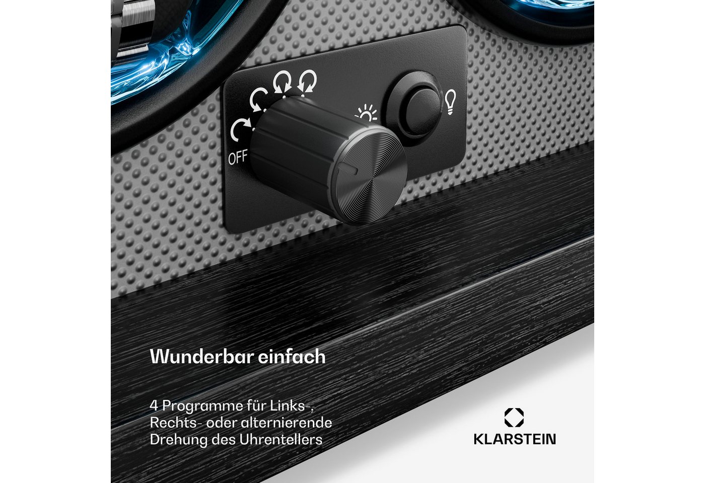 Klarstein Uhrenbeweger Brienz 2, Uhrenboxen Uhrenkasten Uhrenbeweger 2 Uhr – Bild 5 von 5