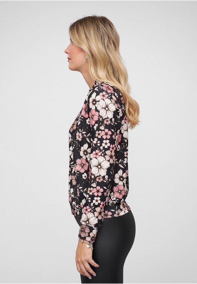 CLOUD 5IVE Klassische Bluse CLOUD 5IVE Blouson with All-Over Flower Print – Bild 4 von 5