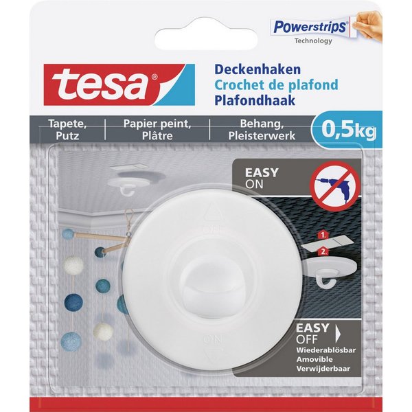 tesa Klebehaken tesa Deckenhaken Traglast 0,5 kg
