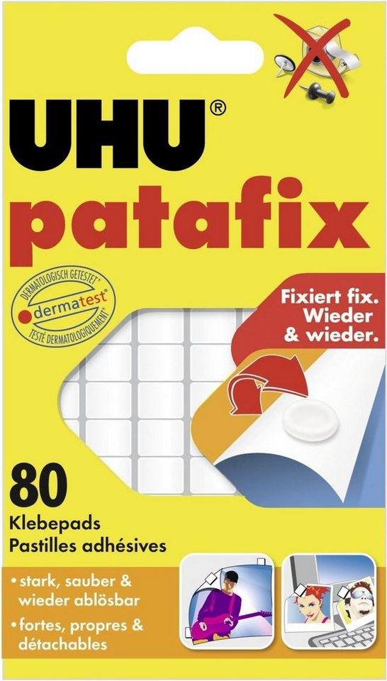 UHU Klebepad UHU patafix weiß 80 Stück – Bild 2 von 3
