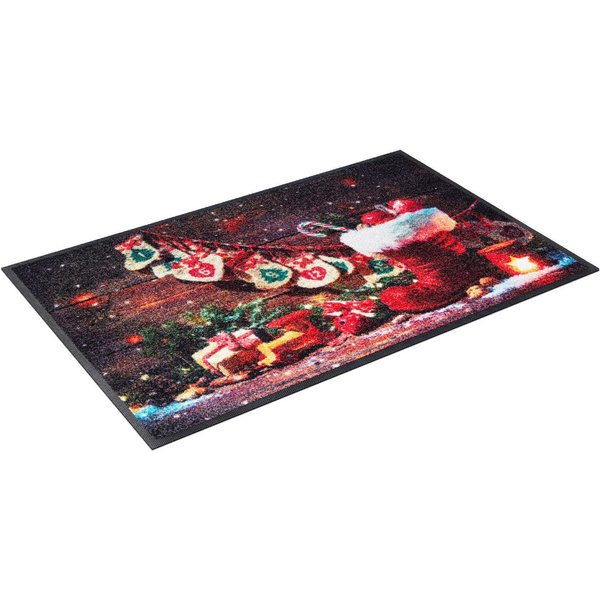 Kleen-Tex Fußmatte Advent Season, rechteckig, Höhe: 7 mm, Schmutzfangmatte, Motiv Weihnachten, waschbar
