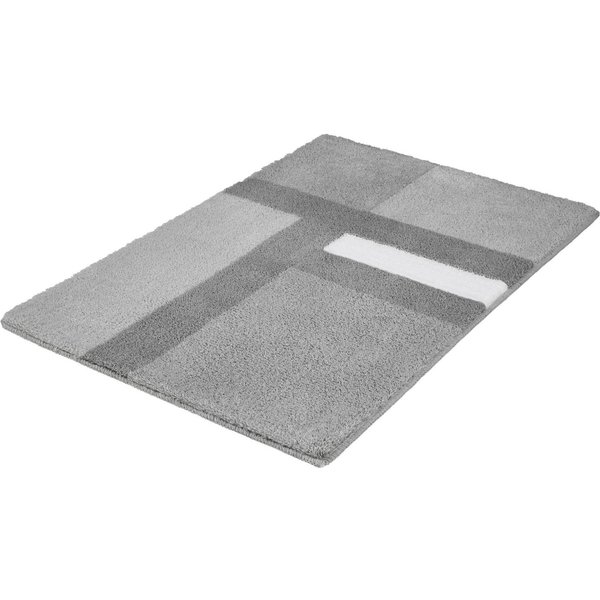 Kleine Wolke Badematte »Ariana«, Badvorleger, Badezimmer Teppich, Höhe 20 mm, rutschhemmend beschichtet, fußbodenheizungsgeeignet, Polyester, rechteckig, Geomet