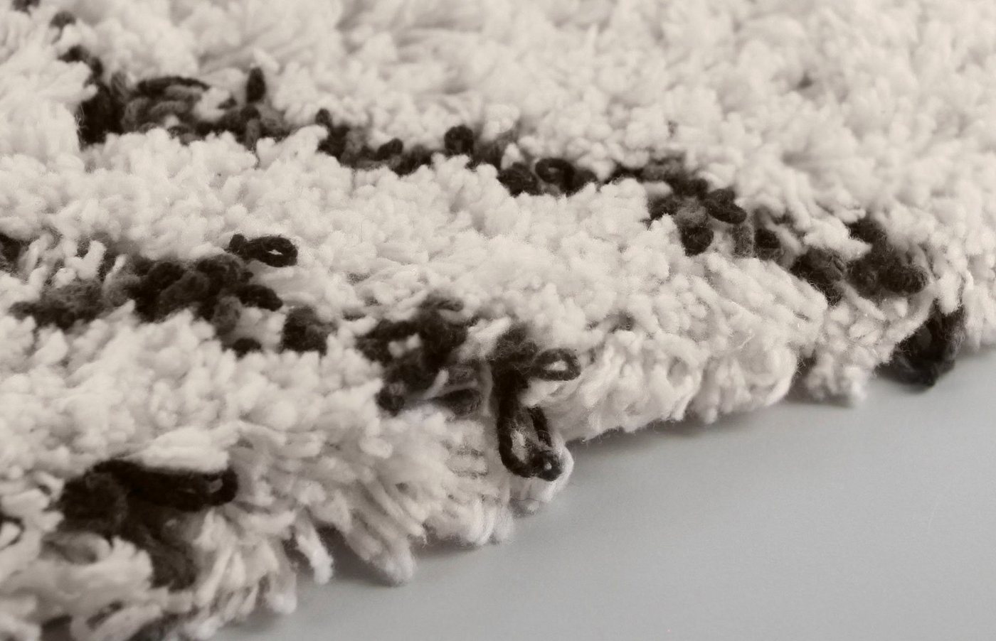 Kleine Wolke Badematte Boho, Badvorleger, Badezimmer Teppich, Höhe 36 mm, rutschhemmend beschichtet, fußbodenheizungsgeeignet, Baumwolle, rechteckig, Badteppich – Bild 4 von 5