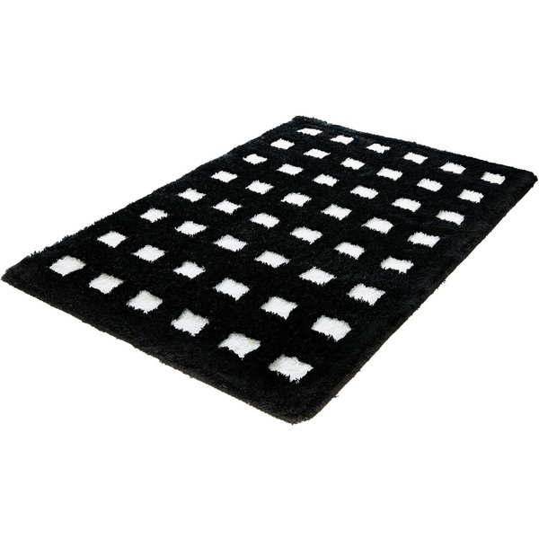 Kleine Wolke Badematte Boxes, Badvorleger, Badezimmer Teppich, Höhe 20 mm, rutschhemmend beschichtet, fußbodenheizungsgeeignet, Polyacryl, rechteckig, Badteppic