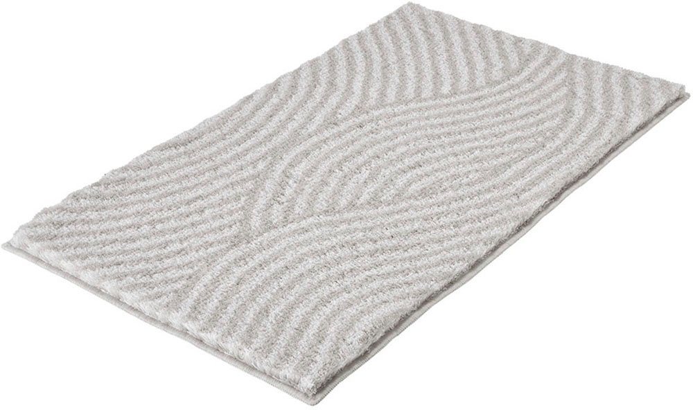 Kleine Wolke Badematte Calma, Badvorleger, Badezimmer Teppich, Höhe 30 mm, rutschhemmend beschichtet, fußbodenheizungsgeeignet, Polyacryl, rechteckig, Badteppic – Bild 2 von 5