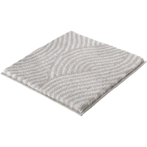 Kleine Wolke Badematte Calma, Badvorleger, Badezimmer Teppich, Höhe 30 mm, rutschhemmend beschichtet, fußbodenheizungsgeeignet, Polyacryl, quadratisch, Badteppi