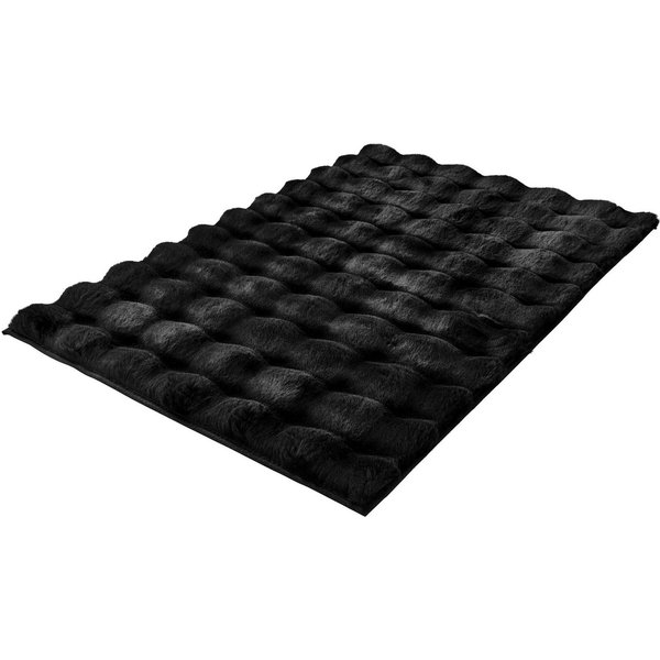 Kleine Wolke Badematte Cloud, Badvorleger, Badezimmer Teppich, Höhe 28 mm, rutschhemmend beschichtet, fußbodenheizungsgeeignet, Polyester, rechteckig, Badteppic