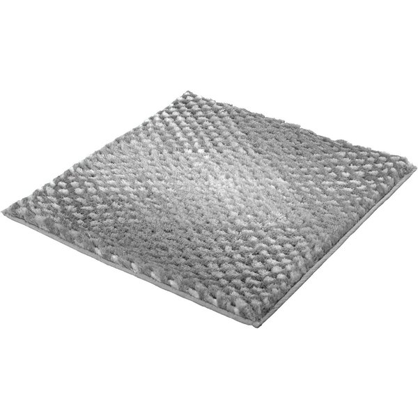 Kleine Wolke Badematte Cory, Badvorleger, Badezimmer Teppich, Höhe 24 mm, rutschhemmend beschichtet, fußbodenheizungsgeeignet, Polyester, quadratisch, Badteppic