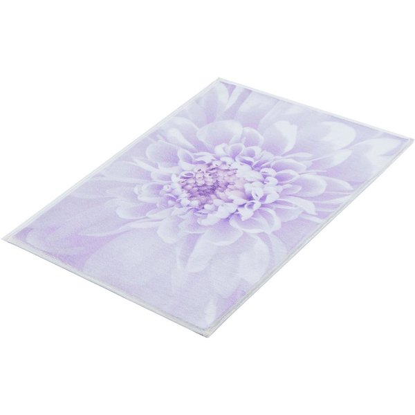 Kleine Wolke Badematte Dahlia, Badvorleger, Badezimmer Teppich, Höhe 5 mm, rutschhemmend beschichtet, fußbodenheizungsgeeignet, Polyester, rechteckig, Badteppic