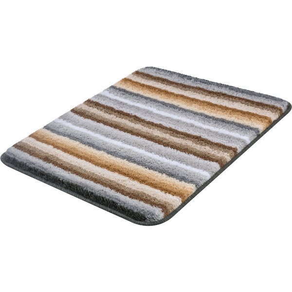 Kleine Wolke Badematte Funky, Badvorleger, Badezimmer Teppich, Höhe 15 mm, rutschhemmend beschichtet, fußbodenheizungsgeeignet, Kunstfaser, rechteckig, Badteppi