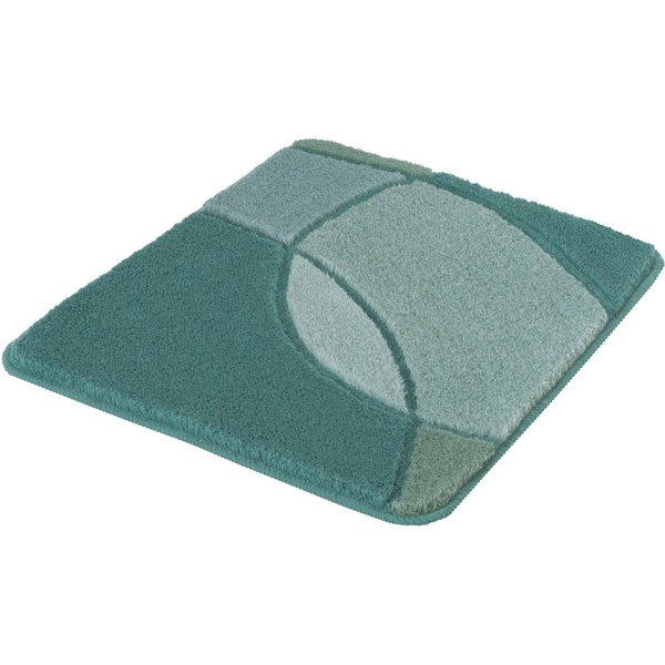 Kleine Wolke Badematte Kent, Badvorleger, Badezimmer Teppich, Höhe 20 mm, rutschhemmend beschichtet, fußbodenheizungsgeeignet, Polyacryl, rechteckig, Badteppich