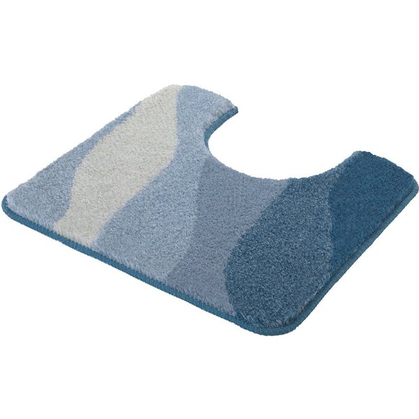 Kleine Wolke Badematte Malena, Badvorleger, Badezimmer Teppich, Höhe 20 mm, rutschhemmend beschichtet, fußbodenheizungsgeeignet, Polyacryl, quadratisch, WC Vorl