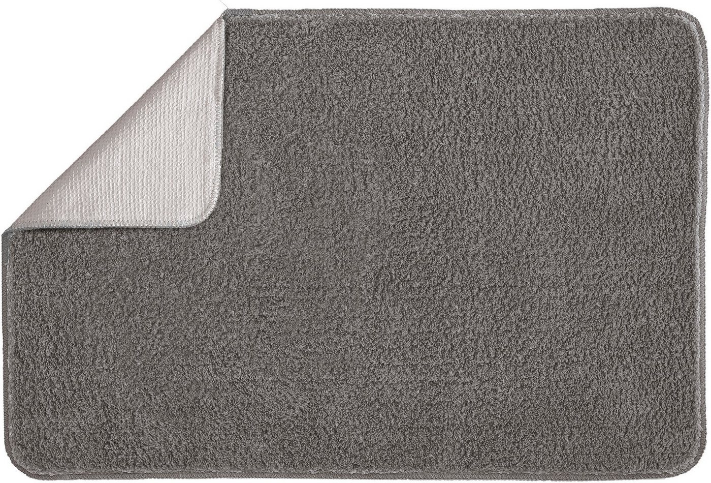 Kleine Wolke Badematte Marco, Badvorleger, Badezimmer Teppich, Höhe 20 mm, rutschhemmend beschichtet, fußbodenheizungsgeeignet, Polyester, rechteckig, Badteppic – Bild 4 von 5