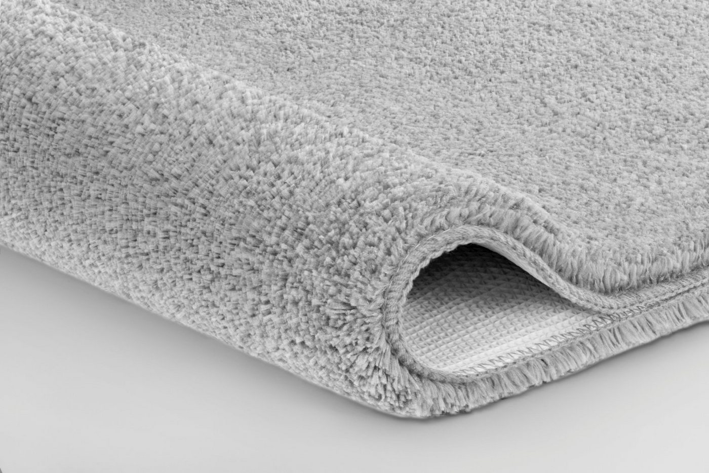 Kleine Wolke Badematte Meadow, Badvorleger, Badezimmer Teppich, Höhe 30 mm, rutschhemmend beschichtet, fußbodenheizungsgeeignet, Polyester, rechteckig, Badteppi – Bild 3 von 4