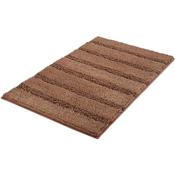 Kleine Wolke Badematte Monrovia, Badvorleger, Badezimmer Teppich, Höhe 23 mm, rutschhemmend beschichtet, fußbodenheizungsgeeignet, Kunstfaser, quadratisch, Badt