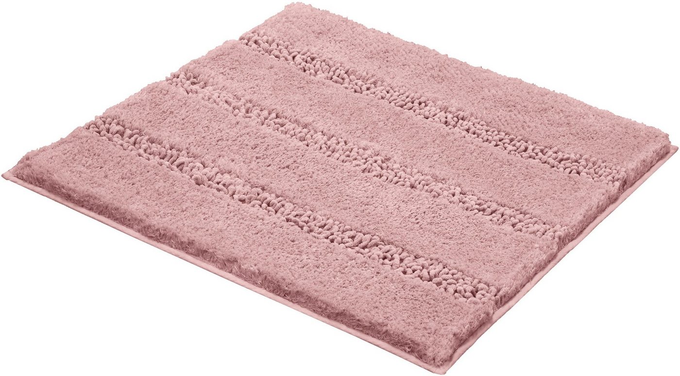 Kleine Wolke Badematte Monrovia, Badvorleger, Badezimmer Teppich, Höhe 23 mm, rutschhemmend beschichtet, fußbodenheizungsgeeignet, Kunstfaser, quadratisch, Badt – Bild 2 von 5