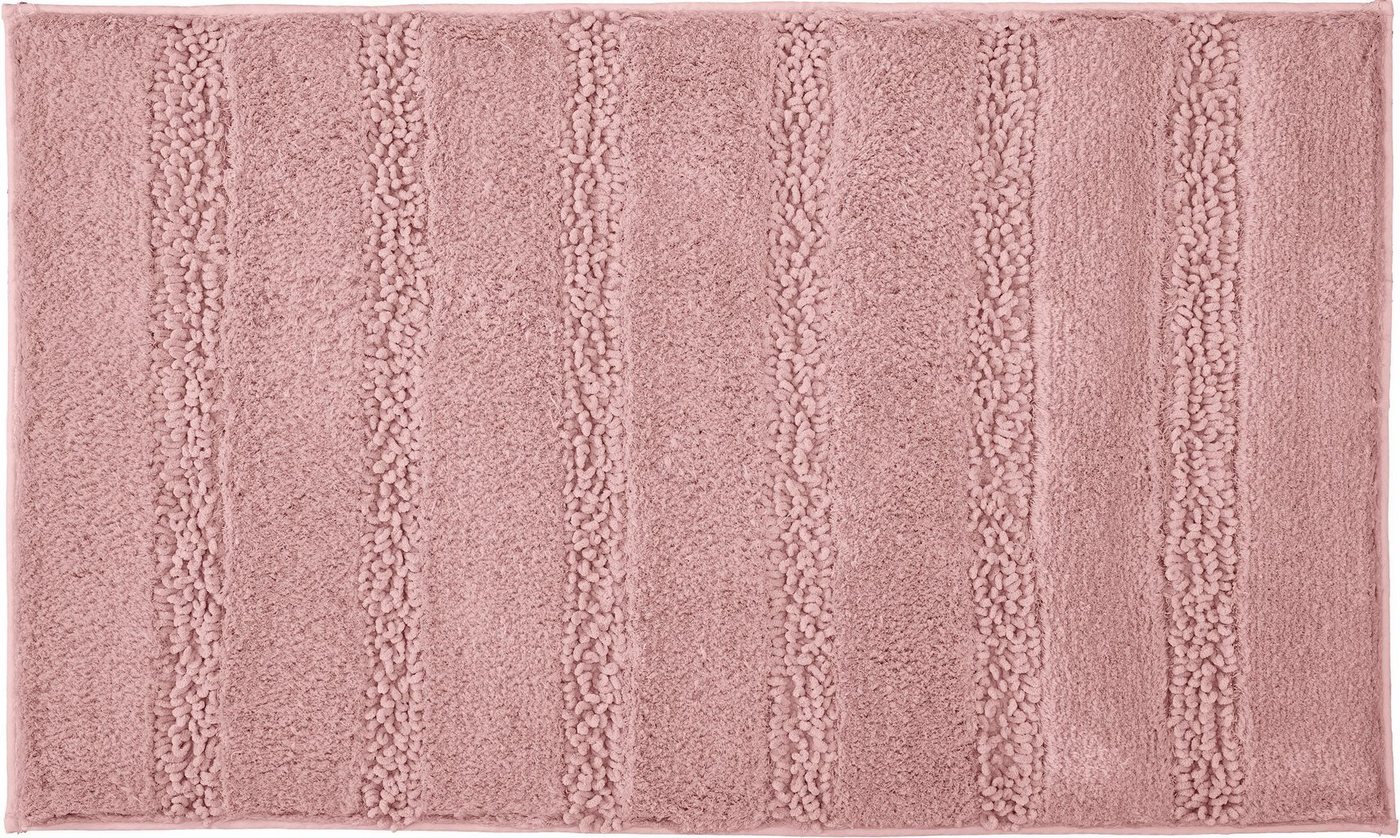 Kleine Wolke Badematte Monrovia, Badvorleger, Badezimmer Teppich, Höhe 23 mm, rutschhemmend beschichtet, fußbodenheizungsgeeignet, Kunstfaser, quadratisch, Badt – Bild 3 von 5