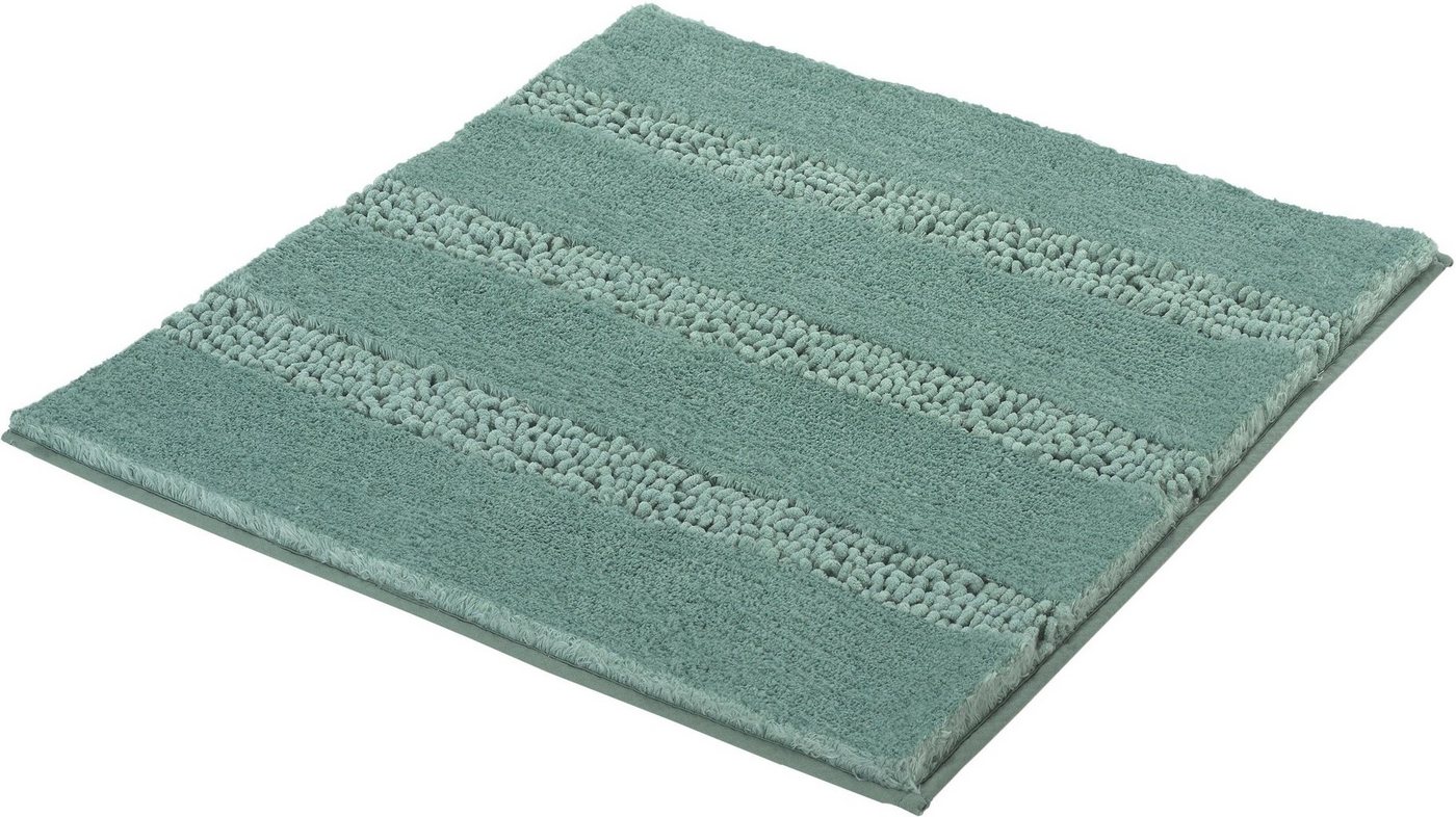 Kleine Wolke Badematte Monrovia, Badvorleger, Badezimmer Teppich, Höhe 23 mm, rutschhemmend beschichtet, fußbodenheizungsgeeignet, Kunstfaser, quadratisch, Badt – Bild 2 von 4