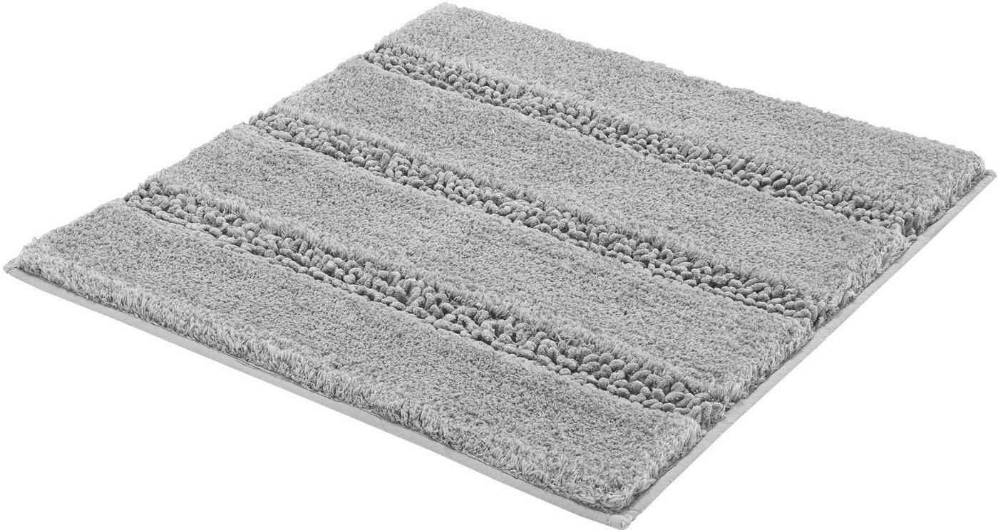 Kleine Wolke Badematte Monrovia, Badvorleger, Badezimmer Teppich, Höhe 23 mm, rutschhemmend beschichtet, fußbodenheizungsgeeignet, Kunstfaser, quadratisch, Badt – Bild 2 von 5