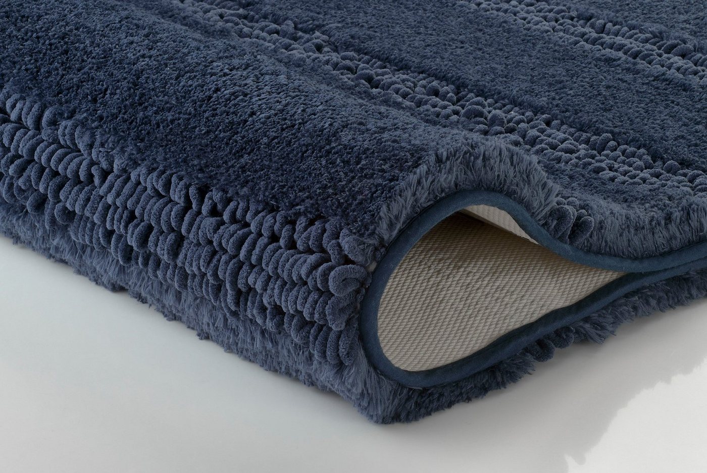 Kleine Wolke Badematte Monrovia, Badvorleger, Badezimmer Teppich, Höhe 23 mm, rutschhemmend beschichtet, fußbodenheizungsgeeignet, Kunstfaser, rechteckig, Badte – Bild 4 von 5