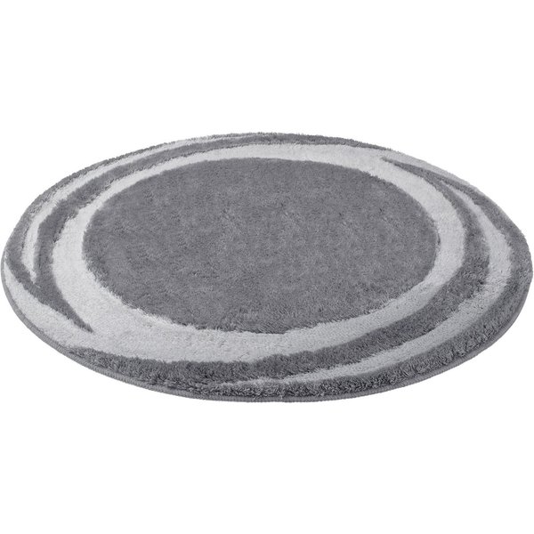 Kleine Wolke Badematte »Mystic«, Badvorleger, Badezimmer Teppich, Höhe 25 mm, rutschhemmend beschichtet, fußbodenheizungsgeeignet, Polyacryl, rund, Badteppich, 