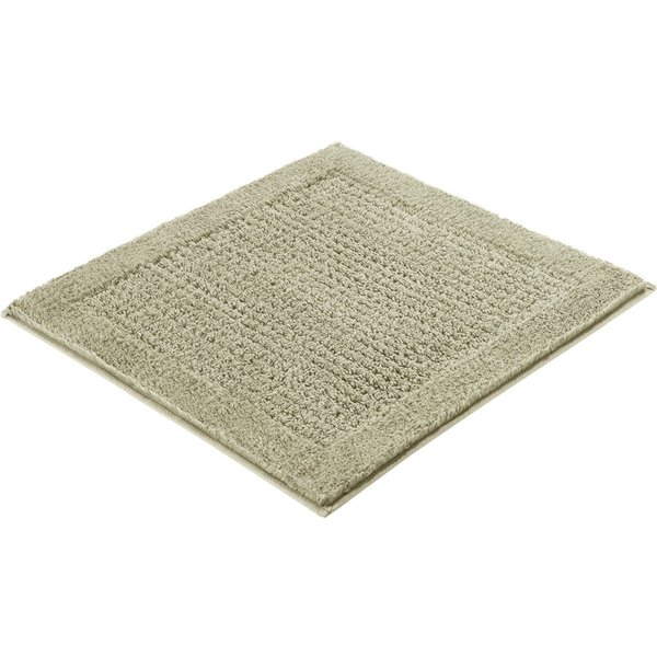 Kleine Wolke Badematte Net, Badvorleger, Badezimmer Teppich, Höhe 17 mm, rutschhemmend beschichtet, fußbodenheizungsgeeignet, Baumwolle, quadratisch, Badteppich