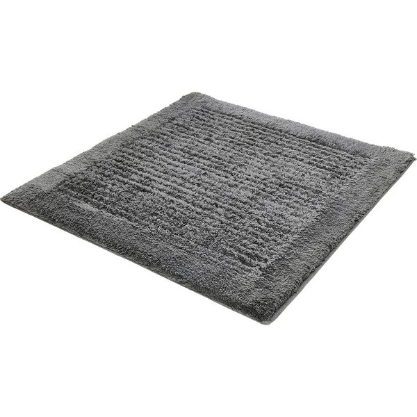 Kleine Wolke Badematte Net, Badvorleger, Badezimmer Teppich, Höhe 17 mm, rutschhemmend beschichtet, fußbodenheizungsgeeignet, Baumwolle, quadratisch, Badteppich