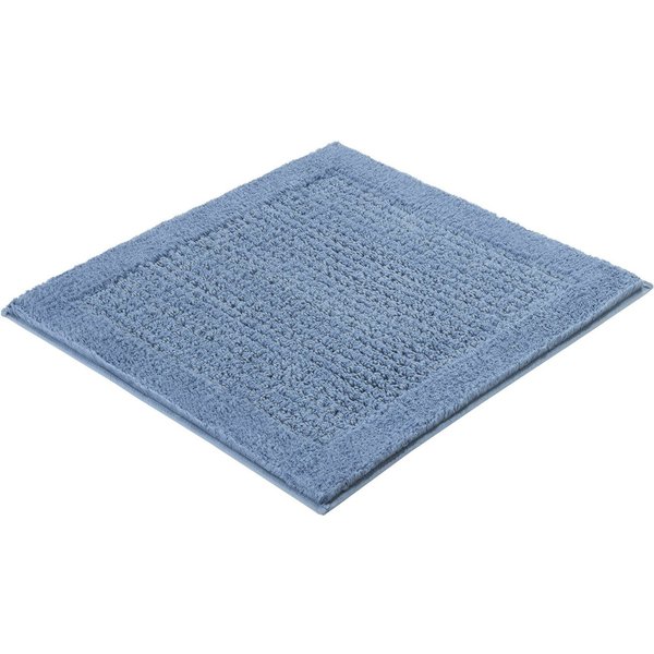 Kleine Wolke Badematte Net, Badvorleger, Badezimmer Teppich, Höhe 17 mm, rutschhemmend beschichtet, fußbodenheizungsgeeignet, Baumwolle, quadratisch, Badteppich