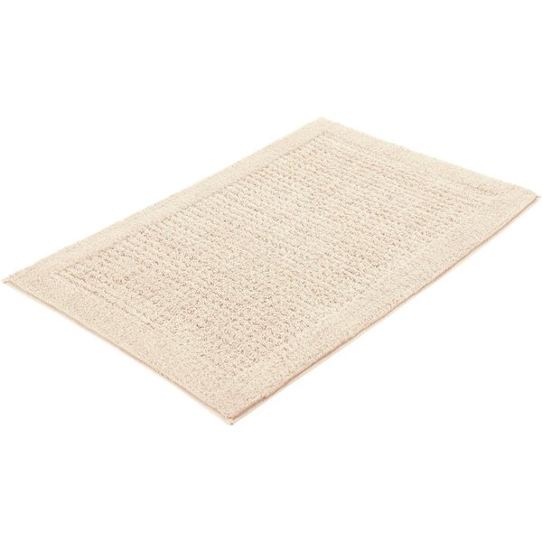 Kleine Wolke Badematte Net, Badvorleger, Badezimmer Teppich, Höhe 17 mm, rutschhemmend beschichtet, fußbodenheizungsgeeignet, Baumwolle, rechteckig, Badteppich,