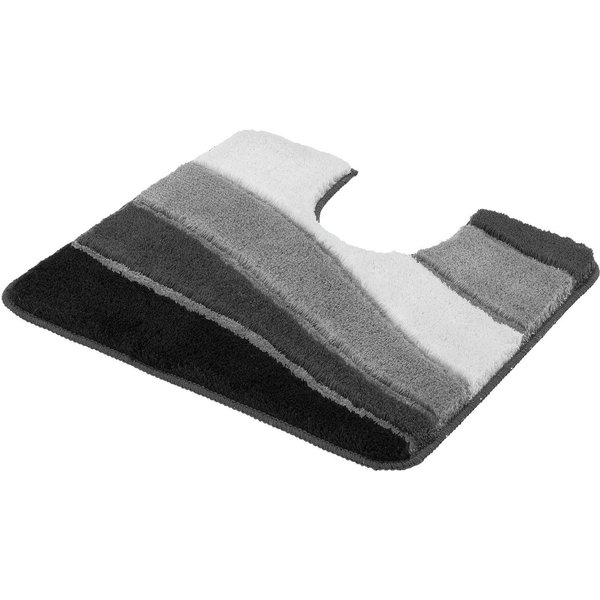 Kleine Wolke Badematte Ocean, Badvorleger, Badezimmer Teppich, Höhe 21 mm, rutschhemmend beschichtet, fußbodenheizungsgeeignet, Kunstfaser, Badteppich, Wellen D