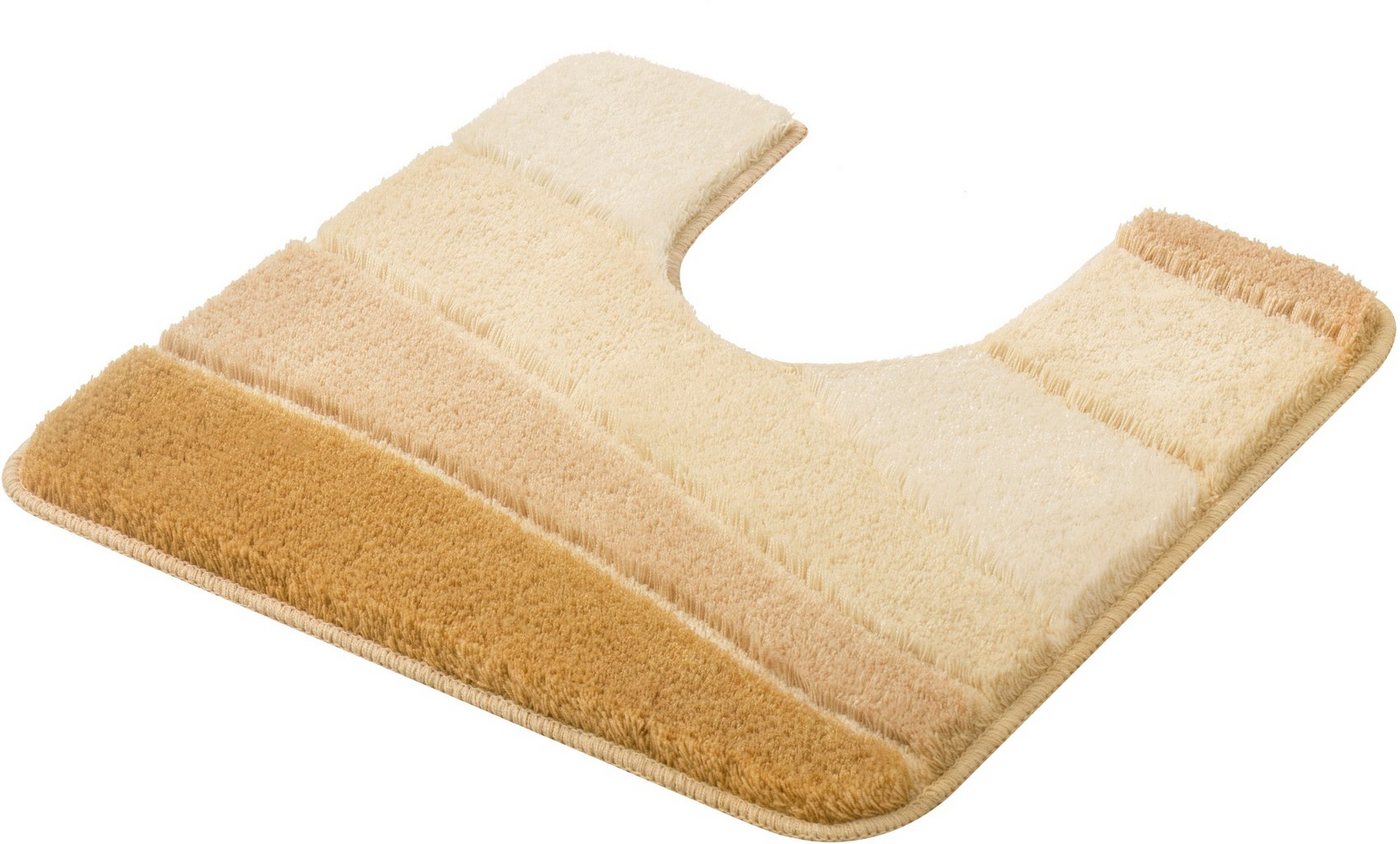 Kleine Wolke Badematte Ocean, Badvorleger, Badezimmer Teppich, Höhe 21 mm, rutschhemmend beschichtet, fußbodenheizungsgeeignet, Kunstfaser, Badteppich, Wellen D – Bild 3 von 5