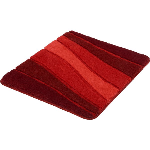Kleine Wolke Badematte Ocean, Badvorleger, Badezimmer Teppich, Höhe 21 mm, rutschhemmend beschichtet, fußbodenheizungsgeeignet, Kunstfaser, Badteppich, Wellen D