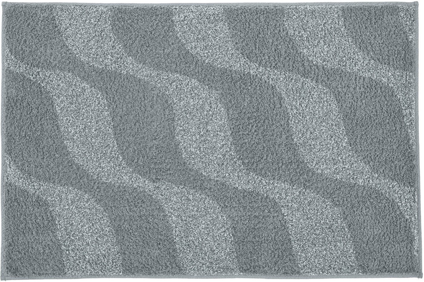 Kleine Wolke Badematte »Onda«, Badvorleger, Badezimmer Teppich, Höhe 15 mm, rutschhemmend beschichtet, fußbodenheizungsgeeignet, Polyacryl, rechteckig, Badteppi – Bild 2 von 2