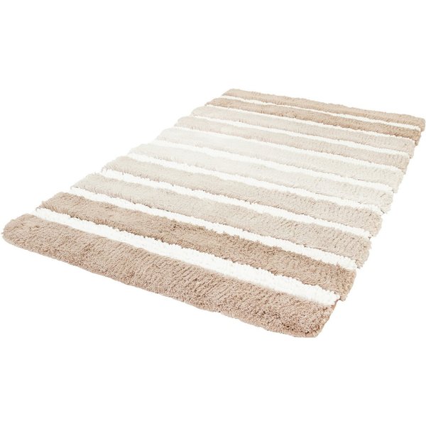 Kleine Wolke Badematte Phoenix, Badvorleger, Badezimmer Teppich, Höhe 35 mm, rutschhemmend beschichtet, fußbodenheizungsgeeignet, Baumwolle, Kunstfaser, quadrat