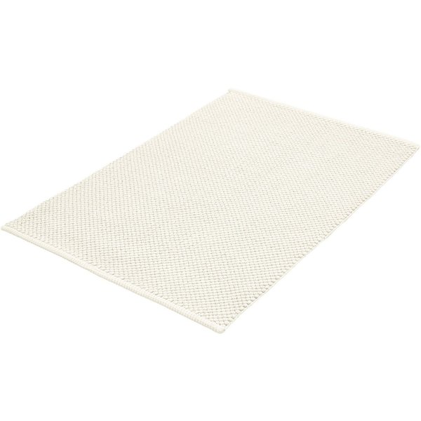 Kleine Wolke Badematte Punto, Badvorleger, Badezimmer Teppich, Höhe 5 mm, rutschhemmend beschichtet, fußbodenheizungsgeeignet, Baumwolle, rechteckig, Badteppich