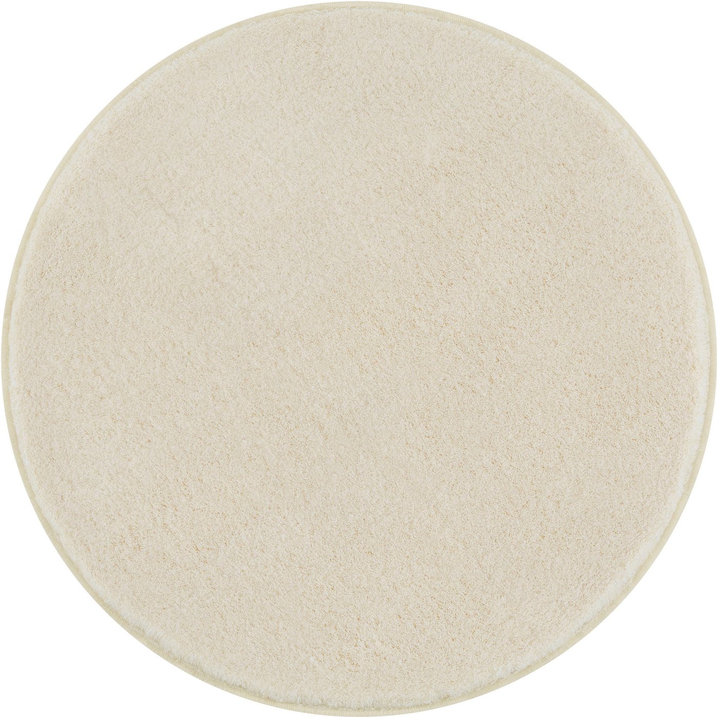 Kleine Wolke Badematte RELAX, Badvorleger, Badezimmer Teppich, Höhe 30 mm, rutschhemmend beschichtet, fußbodenheizungsgeeignet, Polyacryl, rund, Badteppich, mel – Bild 3 von 5