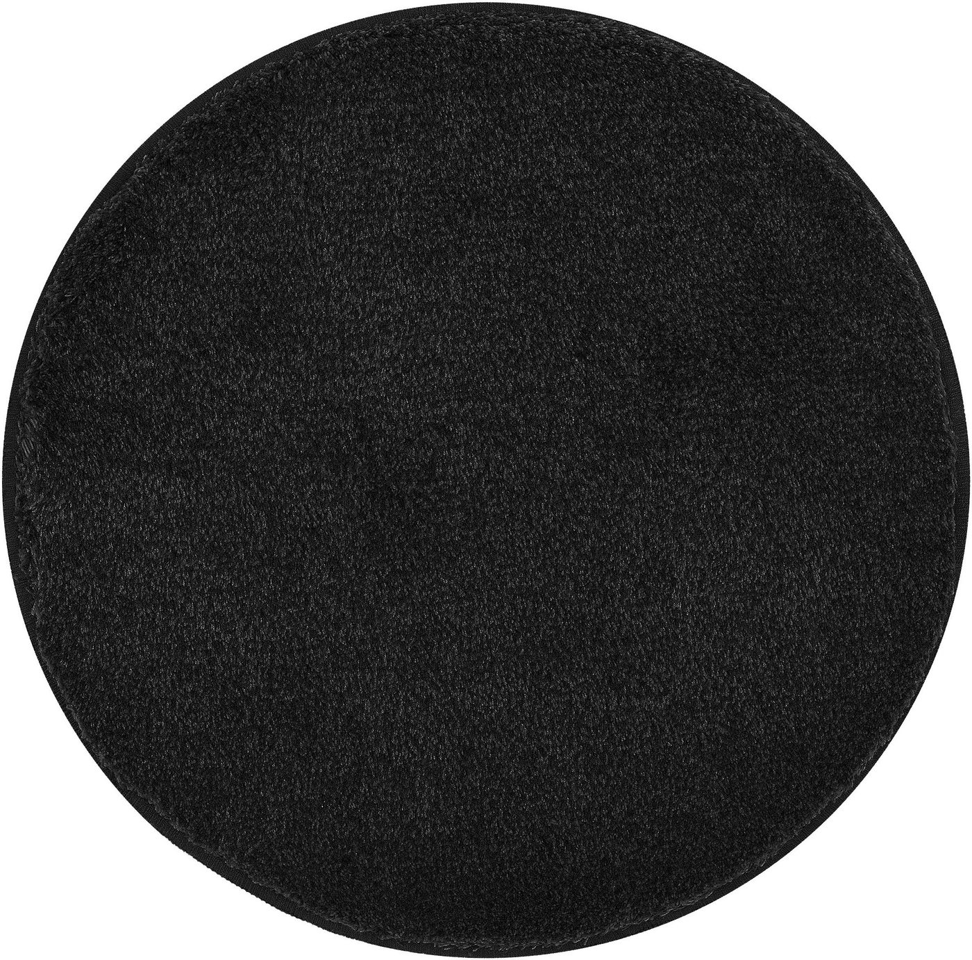 Kleine Wolke Badematte RELAX, Badvorleger, Badezimmer Teppich, Höhe 30 mm, rutschhemmend beschichtet, fußbodenheizungsgeeignet, Polyacryl, rund, Badteppich, mel – Bild 3 von 5