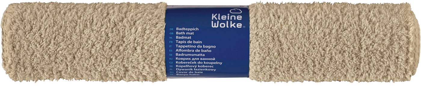 Kleine Wolke Badematte »Scott«, Badvorleger, Badezimmer Teppich, Höhe 12 mm, rutschhemmend beschichtet, fußbodenheizungsgeeignet, Polyester, rechteckig, Badtepp – Bild 3 von 3