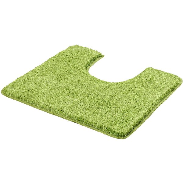 Kleine Wolke Badematte Seattle, Badvorleger, Badezimmer Teppich, Höhe 25 mm, rutschhemmend beschichtet, fußbodenheizungsgeeignet, Kunstfaser, rechteckig, WC Vor