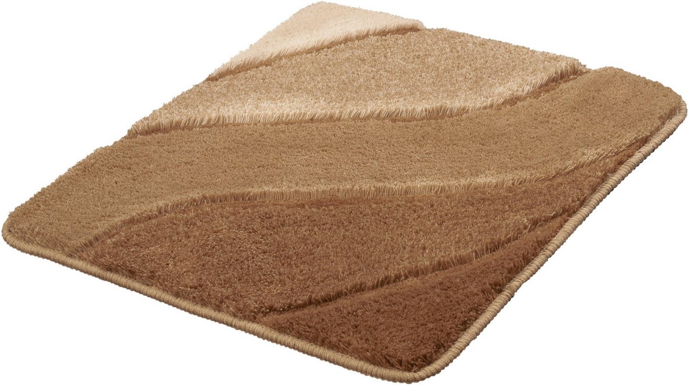 Kleine Wolke Badematte Serenade, Badvorleger, Badezimmer Teppich, Höhe 20 mm, rutschhemmend beschichtet, fußbodenheizungsgeeignet, Kunstfaser, rechteckig, Badte – Bild 2 von 5