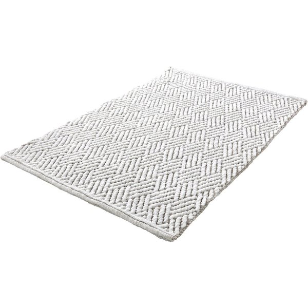 Kleine Wolke Badematte Switch, Badvorleger, Badezimmer Teppich, Höhe 5 mm, beidseitig nutzbar, fußbodenheizungsgeeignet, Baumwolle, Polyester, rechteckig, Badte