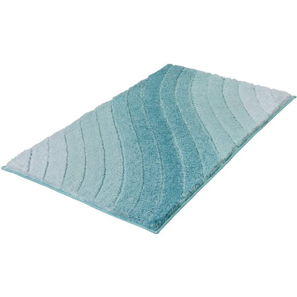 Kleine Wolke Badematte Tender, Badvorleger, Badezimmer Teppich, Höhe 20 mm, rutschhemmend beschichtet, fußbodenheizungsgeeignet, Polyester, quadratisch, Badtepp