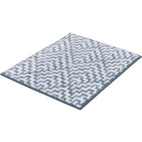 KLEINE WOLKE Badteppich Botany (Blau, 50 x 60 cm)
