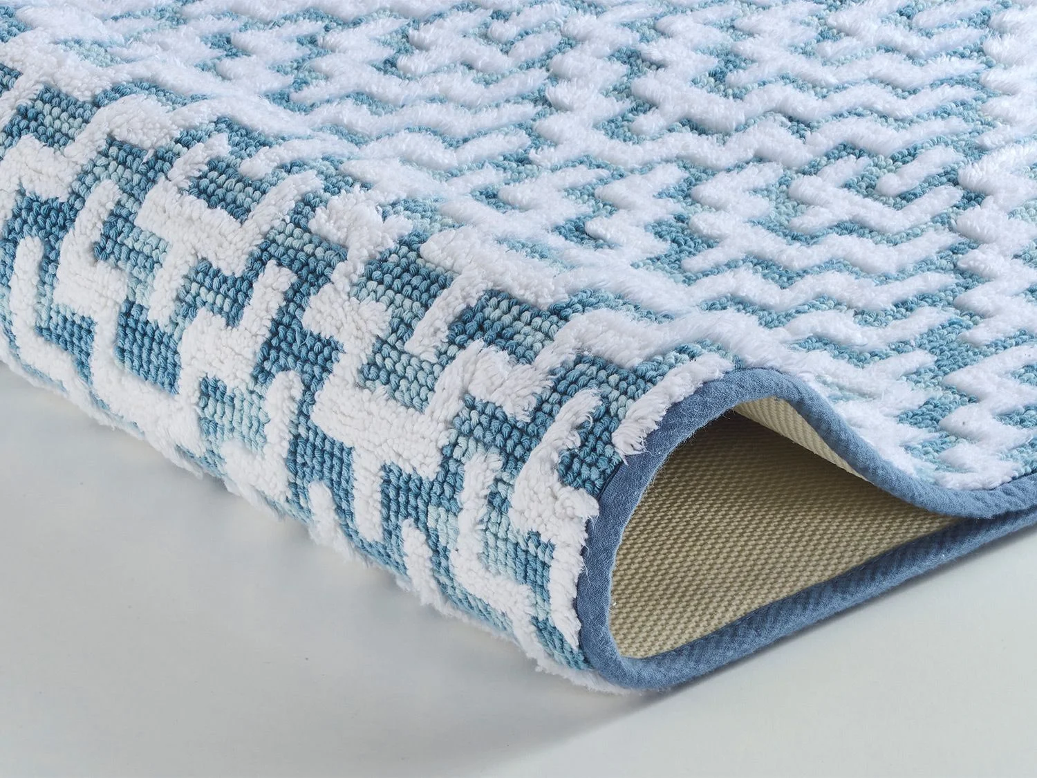 KLEINE WOLKE Badteppich Botany (Blau, 50 x 60 cm) – Bild 2 von 2