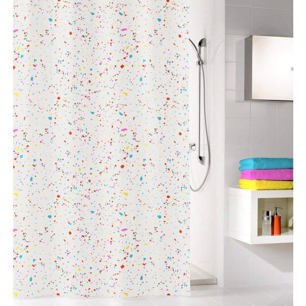 Kleine Wolke Duschvorhang Confetti Breite 180 cm, Höhe 200 cm