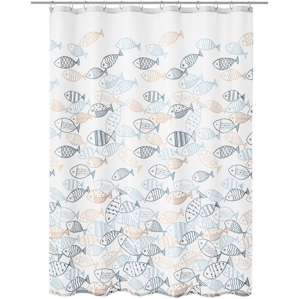 Kleine Wolke Duschvorhang Sardinas Breite 180 cm