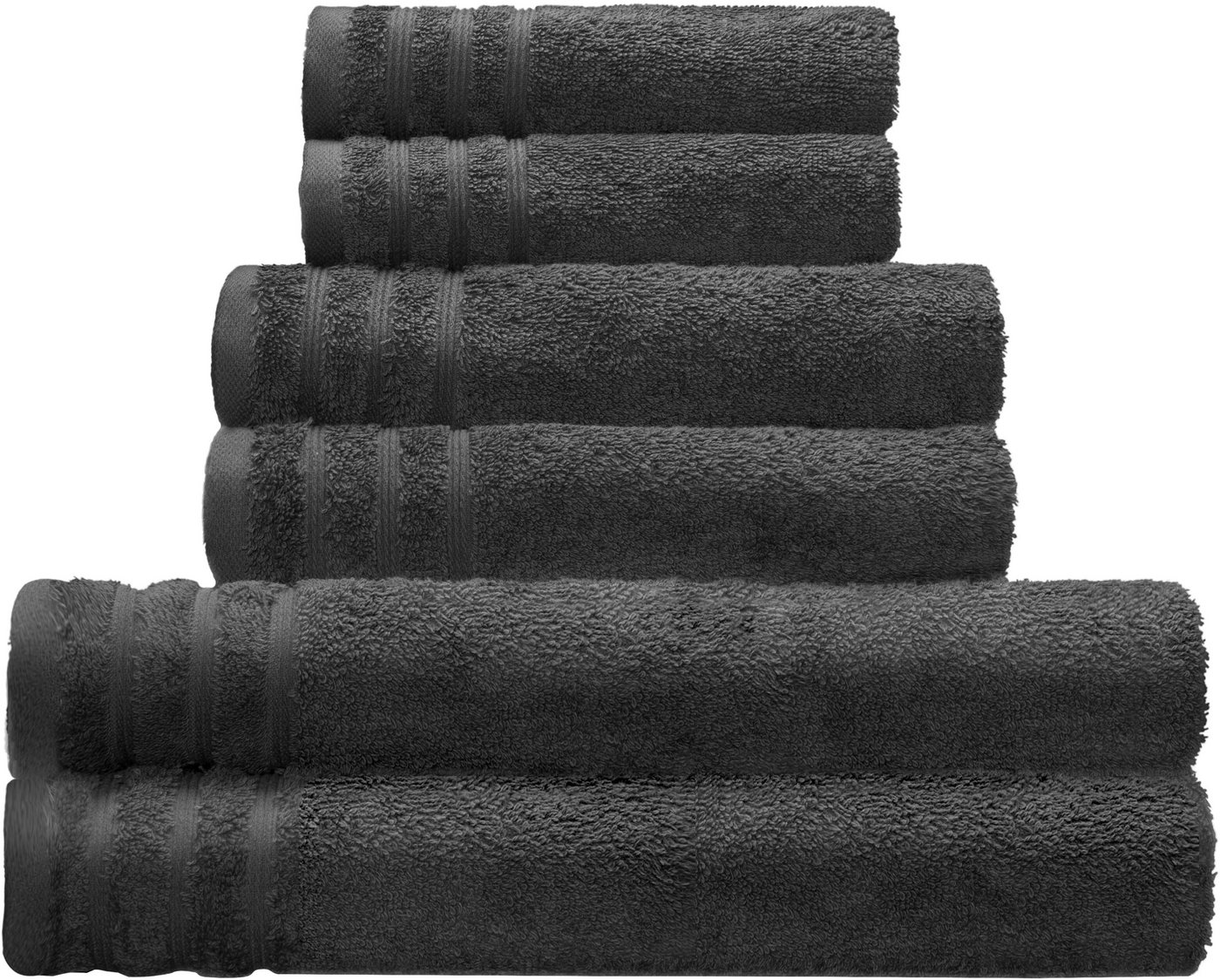 Kleine Wolke Handtücher Royal, 1 Stück (50/100 cm), Frottier (1-St), Uni Farben, mit Bordüre, weich, auch in verschiedenen Sets erhältlich – Bild 2 von 3
