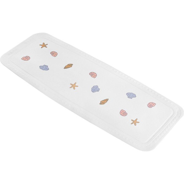 Kleine Wolke Wanneneinlage Beach, B: 92 cm, L: 36 cm, Muschel-Motiv, 36 x 92 cm