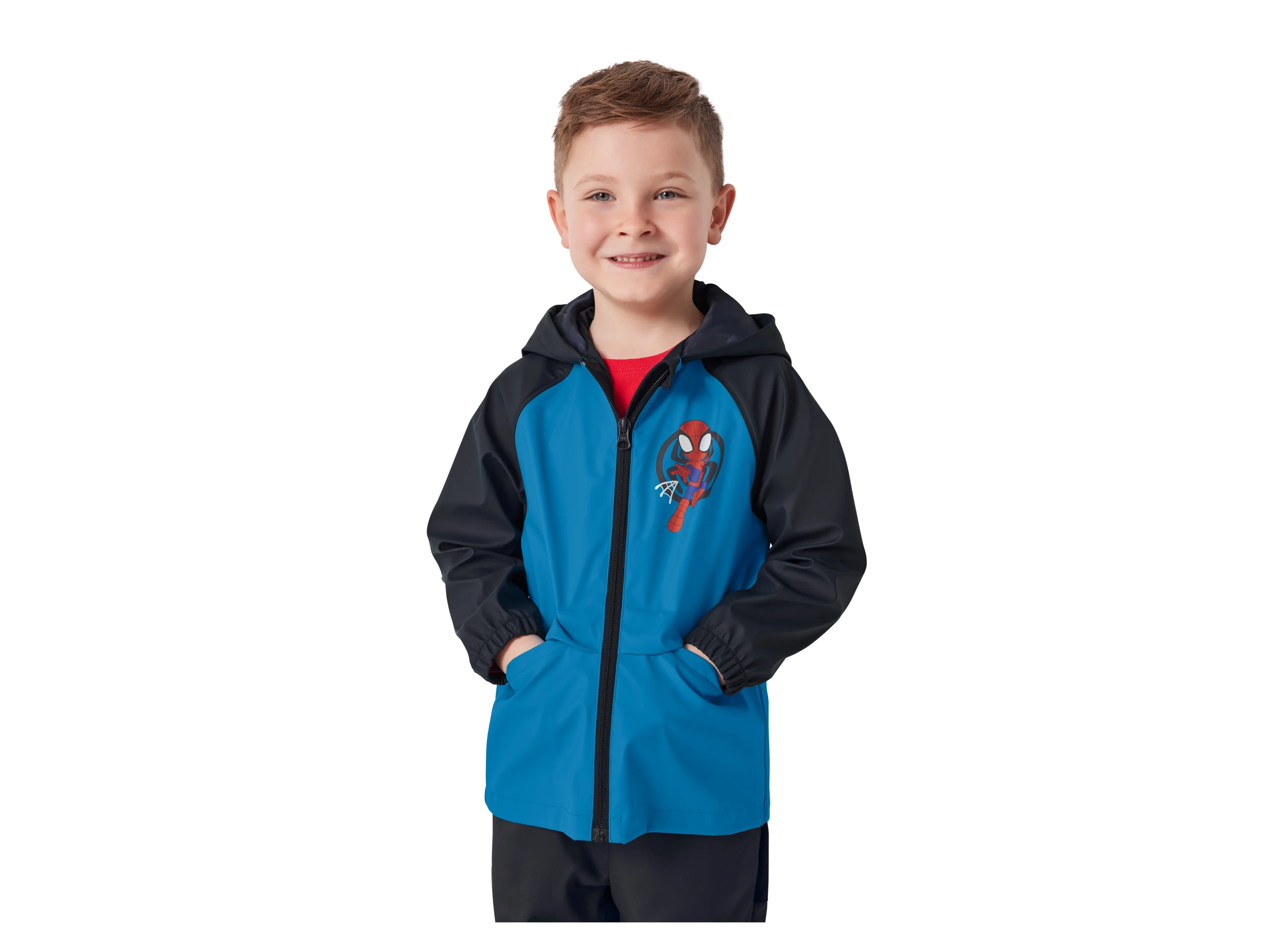Kleinkinder Regenjacke (Spidey/navy, 86/92) – Bild 2 von 4